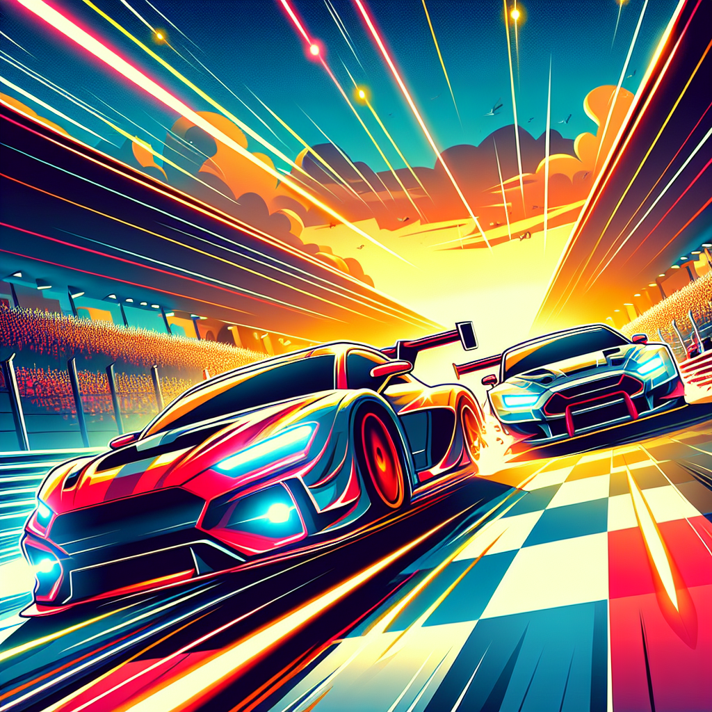 لعبة سباق سيارات مثيرة