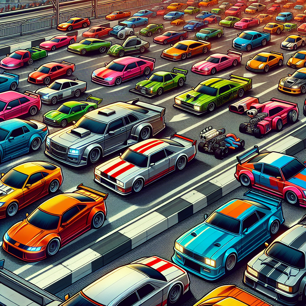 لعبة سباق سيارات مثيرة