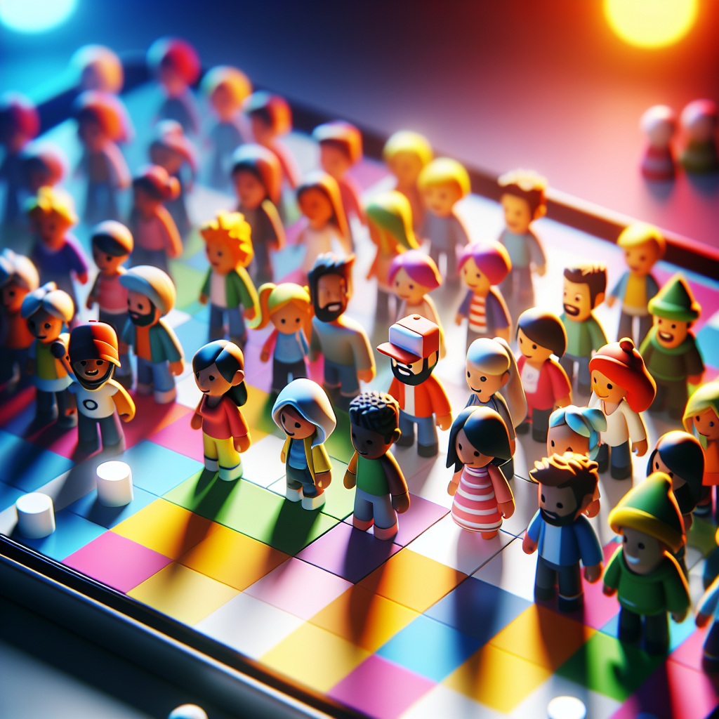 لعبة ممتعة مع ألوان زاهية وشخصيات جذابة